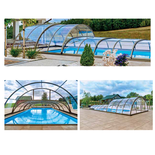 Copertină piscină Comfort Line — Plus